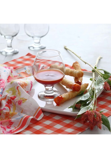 LAV Misket Cam Konyak Bardağı 6'lı 390 ml (Brendi Bardağı )