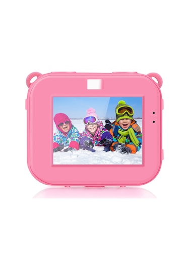 Vkemall Çocuklar İçin 30 Metre Su Geçirmez Dijital Spor Kamerası - Pembe, Hd Video Ve Fotoğraf Çekimi