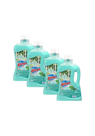 Bingo Fresh Ferah Evim Yüzey Temizleyici Ekonomi Paketi 4 x 2500 ML