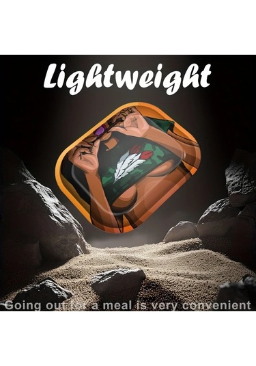 Willowhaven Chest Üst Vücut Desenli Dekoratif Sızdırmaz Kapaklı Metal Tepsi