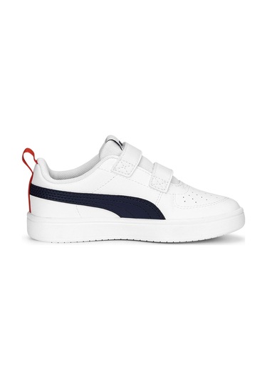 Puma Rickie V Ps Beyaz Erkek Çocuk Sneaker 000000000102267249 Beyaz-Sıyah