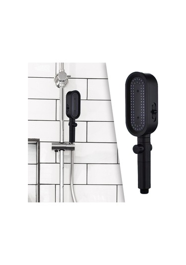 Homyl Filtreli Duş Başlığı Spa Otel Banyosu Için Siyah
