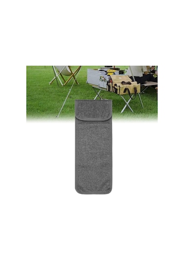 Suntek Kamp Çivi Çantası Yeniden Kullanılabilir 12cmx32cm-gri Gri