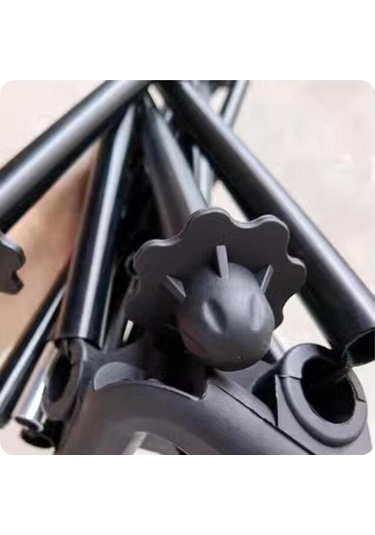 Suntek 4x Sandalye Bacak Kılıfları Ağır Boru-çapı-18mm Siyah