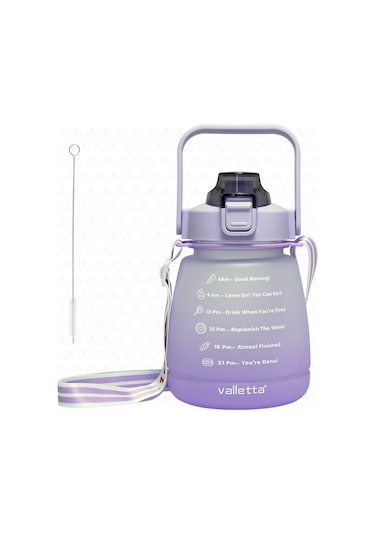 Valletta Lusca Bpa Içermez Motivasyonel Su Matarası 1,3 Lt