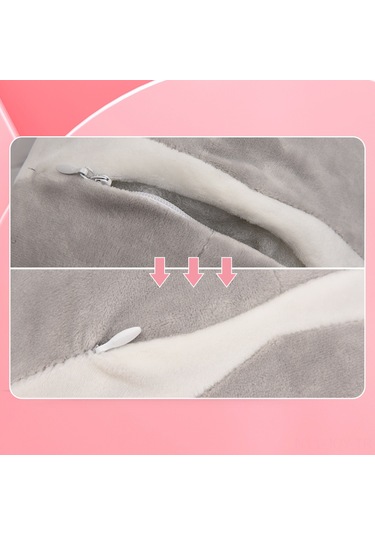 Youmex Gri Kedi Şekilli Yumuşak Yastık Oyuncak 70 Cm Yumuşak Pamuk Doldurma 女友及儿童 Hediyelik Peluş Oyuncağı Gri