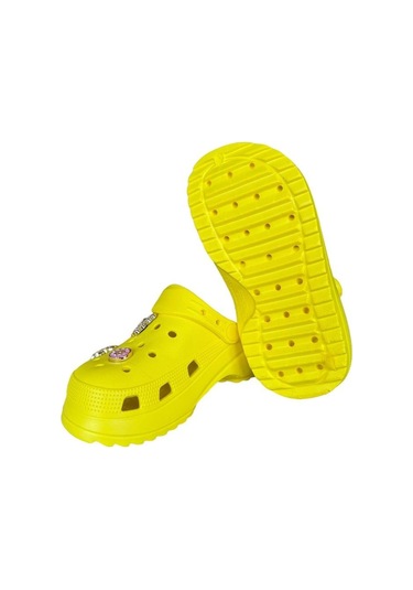 Kız Çocuk Yüksek Taban Taşlı Sandalet Sarı-sarı Sarı