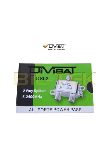 Divisat 1 Giriş 2 Çıkış 1/2 Splitter 5-2400