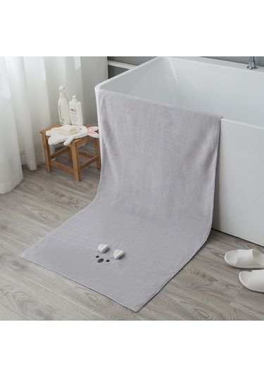 Yaozixa Kareli Pamuk Yumuşak Kuru Saç Şapka, Ultra Absorban Triangular Desenli Banyo Kapağı, Japon Stili Kartoon Tavşan Kulaklı Saç Kurutma Havlusu Diğer