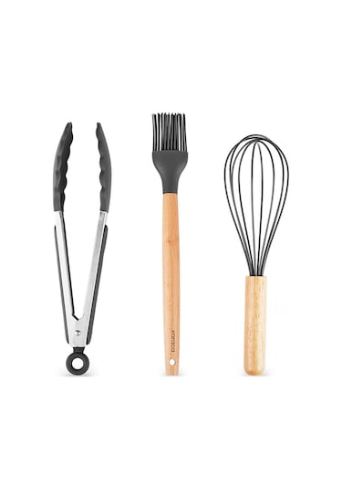 Karaca  Zoey 7 Parça Silikon Servis Seti Antrasit