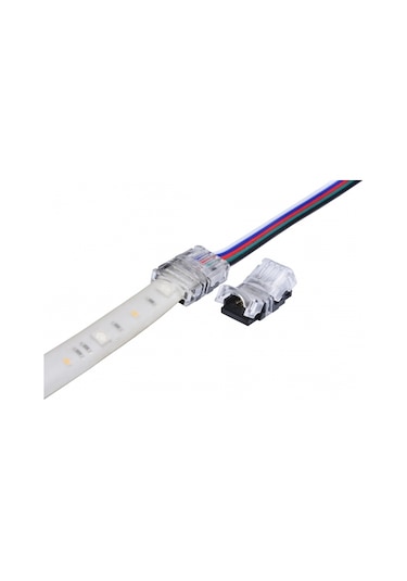 Led Şerit+Kablo Konnektörü-Ip65/54 Dış Mekan Bağlantı (1 Adet)