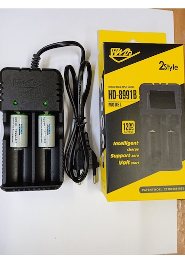 Cr 123A Pil Şarj Aleti1200 Mah Şarjlı Pil