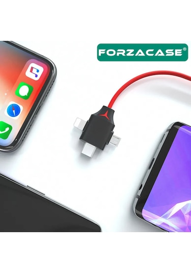 3in1 Görüntü Aktarıcı Kablo Lightning Type-c Micro Usb Fc450