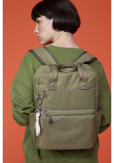 Unıted Colors Of Benetton Kadın Sırt Çantası Bnt 1465 Yeşil