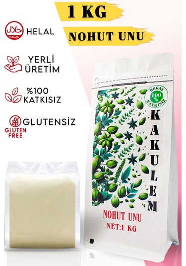 Kakulem Glutensiz Katkısız Nohut Unu 1 KG