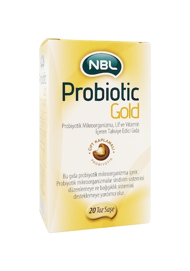 Nbl Probiotic Gold 20 Stick Toz Saşe