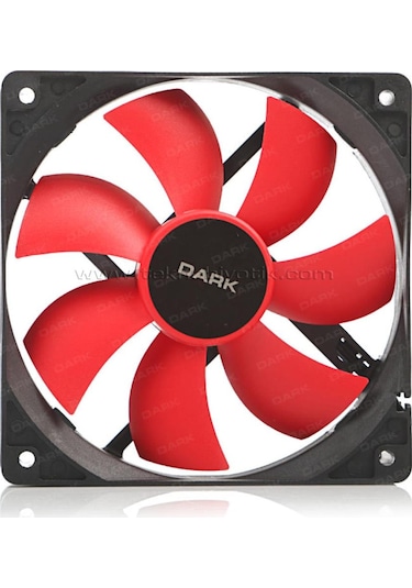 Dark 120Mm Kırmızı Kanatlı Kasa Fanı Dkccf123R