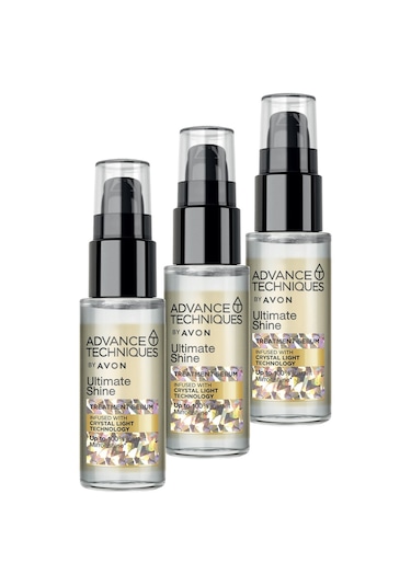 Avon Advance Techniques Parlaklık Veren Saç Serumu 3 x 30 ML