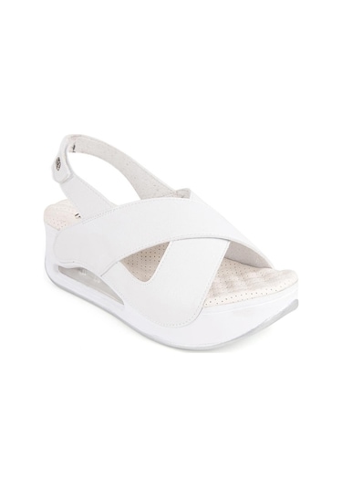 Muya Assos Anatomik Air Max Taban Kadın Sandalet Beyaz 37