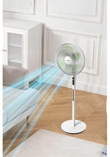 Torima SF-05 Ayaklı 50 W 6 Pervaneli 16'' Kumandalı Diğital Ekranlı Vantilatör