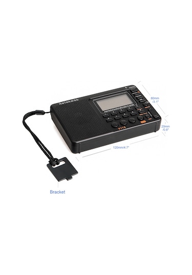 Springsun Retekess V-115 Radyo Tam Bant Radyo Kaydedici Fm Am Mp3 Oynatma Sınır Ötesi Tedarik