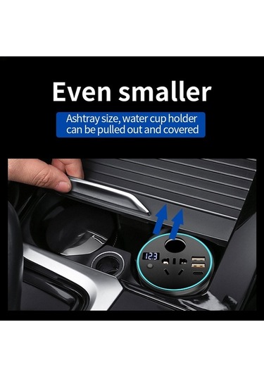 Dancemonkey Araba Güç İnvertörü 150w Qc3.0 Hızlı Şarj 12v