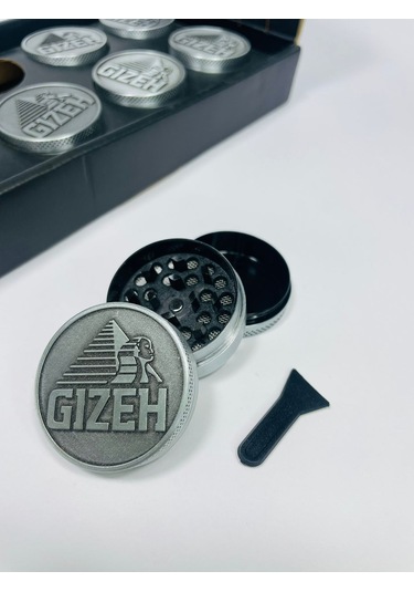 Gizeh Full metal 3parça Tutun Parçalıyıcı- Orjinal Ürün//40mm