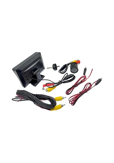 12v Araç İçi Lcd Ekran 4.3 '' + Gece Görüşlü Kamera 28 Mm