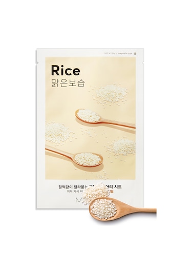 Missha Airy Fit Sheet Mask Rice Pirinç Özlü Aydınlatıcı ve Nemlendirici Yaprak Maske