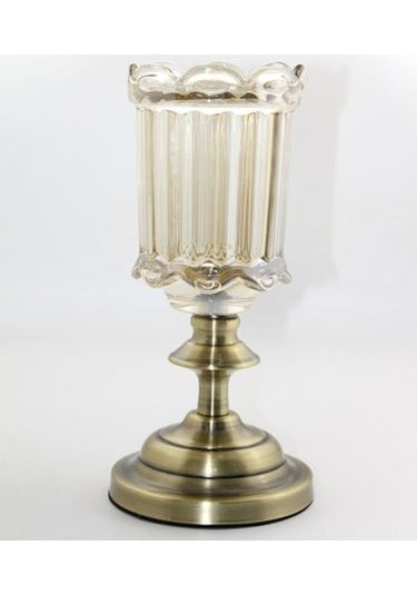 Cam Şamdan Tekli Model 5