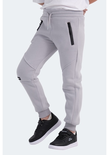 Slazenger Lamya 2 Li Set Unisex Çocuk Siyah -taş Gri Eşofman Altı Siyah -taş Gri