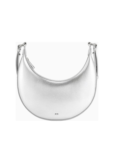 Jw Pei Carly Saddle Bag Vegan Deri Omuz Çantası Gümüş