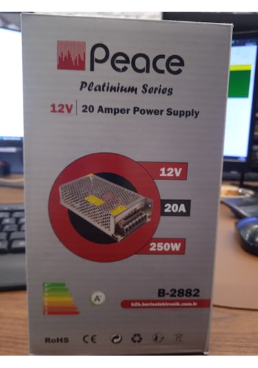 Peace B2883 12 Volt 20 Amper Adaptör
