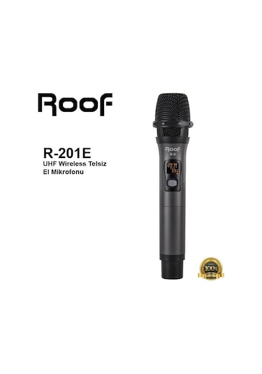 Roof R-201e Uhf Wireless Telsiz El Mikrofonu
