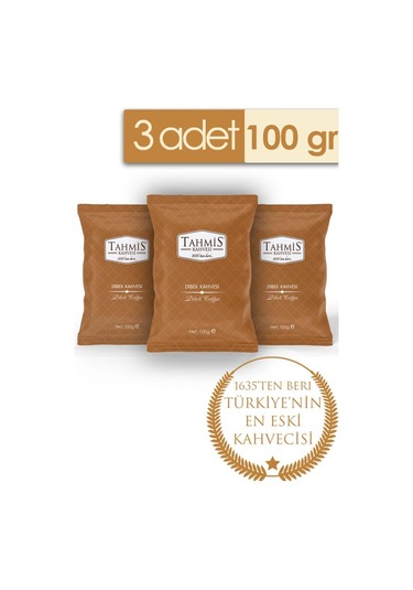 Tahmis Kahvesi Sade Dibek Kahvesi 3 x 100 G