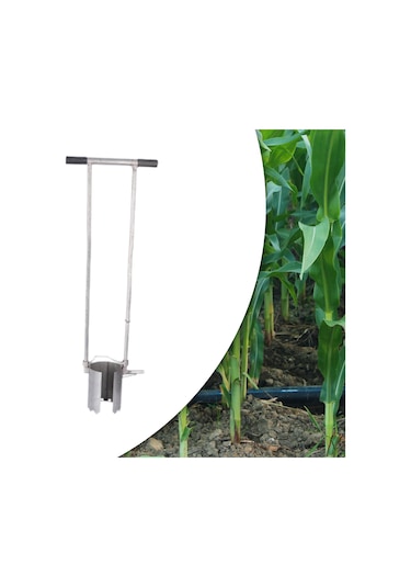 Suntek Uzun Saplı Ampul Dikim Aleti Çim Toprak Delik-çapı-120mm