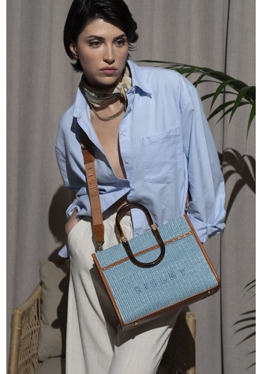 Sisley Kadın El Çantası C.sly 109 Mavi