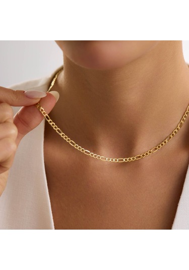 Figaro Zincir 14 Ayar 50 Cm - 3 Mm T14434 Renkli