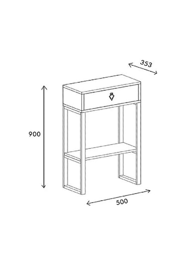 Dresuar Veroni Antrasit