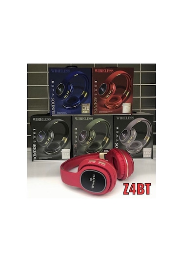 Rosepremium Z4BT Bluetooth 5.0 Kulak Üstü Led Işıklı Kulaklık
