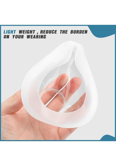 Yifomall F20 Solunum Maskesi İçin 2 Adet Burun Silikon Yedek Yastık - M Boyutu, Eşleşir Orjinal Çerçeve, Güvenilir Lehimleme, Konforlu Taşıma, Dayanıklı Malzeme