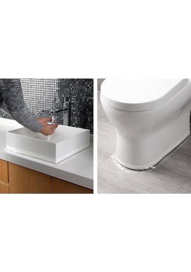 Jeemson Akrilik Nano Şeffaf Bant - Su Geçirmez, Nem Ve Kalıp Engelleme - Mutfak İçin İz Olmayan 300x3cm 1