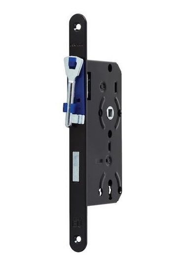 Hafele Gömme Kilit Oda Tipi 55/18mm. Sağ Yönlü Mat Siyah Renk