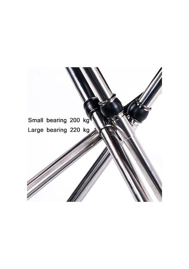 Açık Geri Çekilebilir Portatif Paslanmaz Çelik Tabure Kamp Plaj Balıkçılık Katlanır Sandalye, Özellik: L, Boyut:l Diğer Çok Renkli