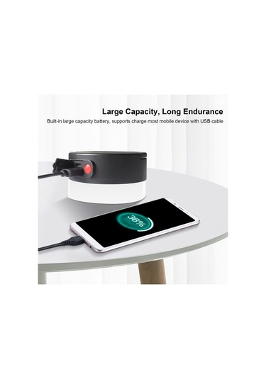 Açık Hava Güneş Kamp Lambası 8 Led Taşınabilir Şarj Edilebilir Su Geçirmez Çadır Işığı Acil Durum/kamp/dağcılık/balıkçılık/gece Pazarı İçin Çok Renkli