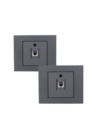 Ovivo Grano Füme Natural Numeris Telefon Prizi Çerçeve Dahil 15 Adet