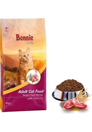 Bonnie Kuzu Etli Yetişkin Kedi Maması 10 KG