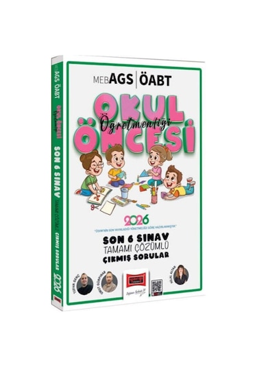 Yargı Yayınları 2026 Meb Ags Öabt Okul Öncesi Öğretmenliği Son 6 Sınav Çıkmış Sorular