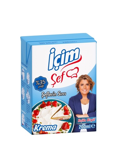 İçim Krema 200 Gr %35 Yağlı X 12 Adet