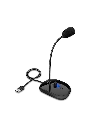 Kosona Usb Mikrofon Sk-30 Siyah Plastik -33db Hassasiyet 100 10khz Frekans Aralığı Ses Kaydı İçin